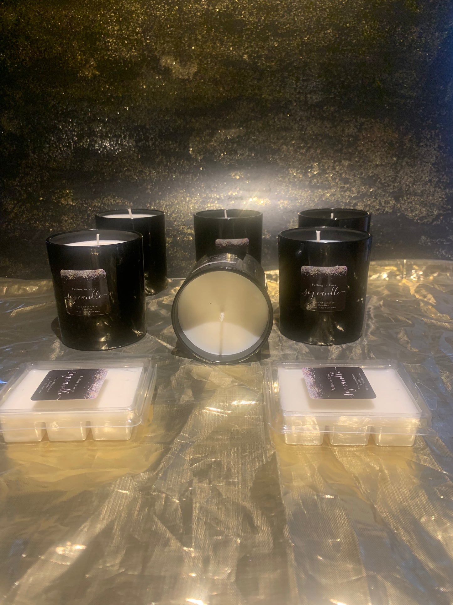 Falling in love candles